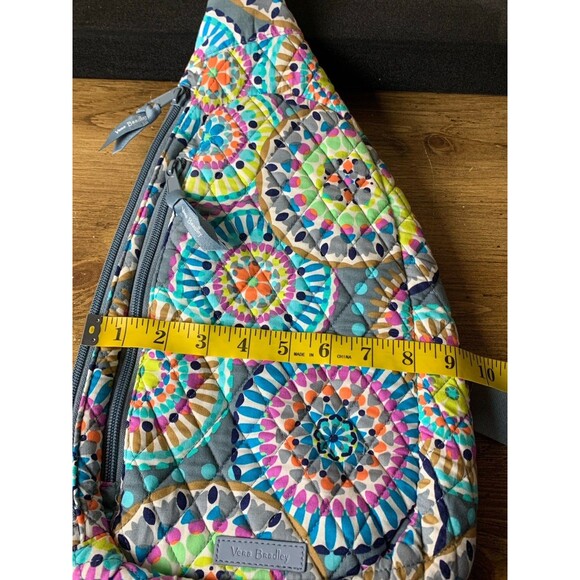 Vera Bradley Sling Backpack “Sunny Medallion" Essential Sling Gym School Work - Picture 9 of 9